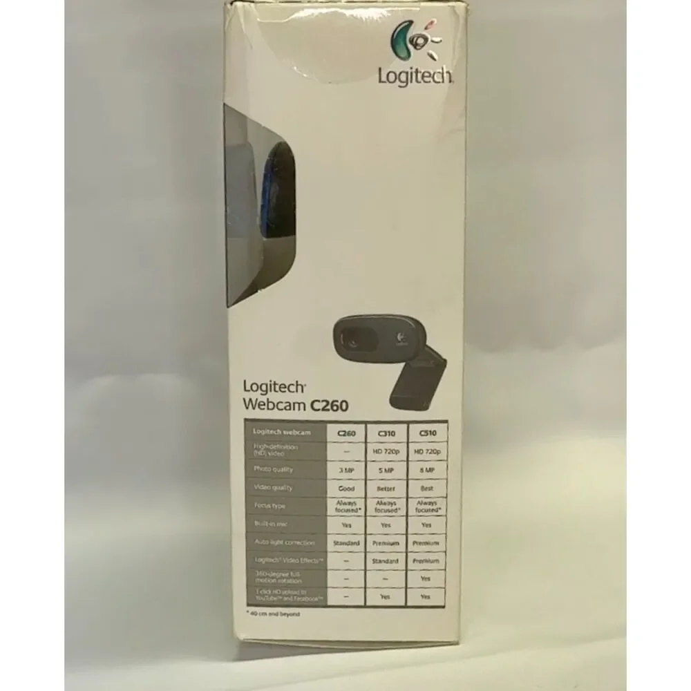Logitech Webcam C260 - Web Camera - Color - 1280 X 720 - Audio - USB 2.0